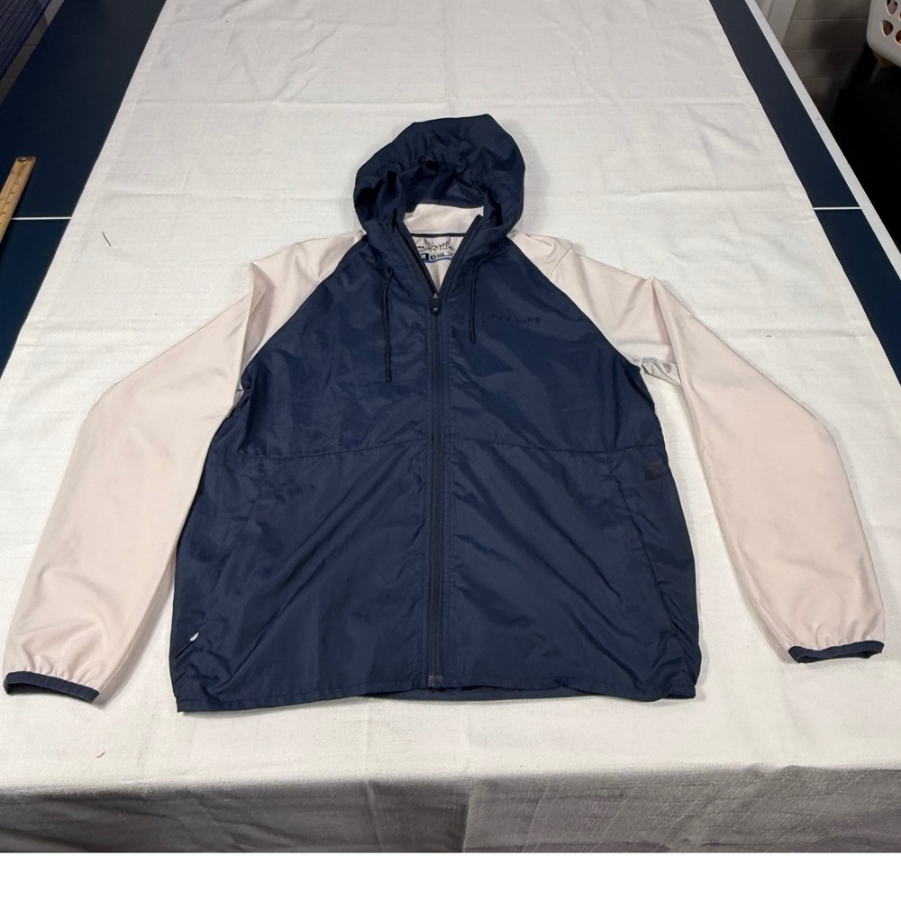 Salt Life Hoodie‎ Windbreaker Jacket Medium Hooded Full Zip Lightweight
